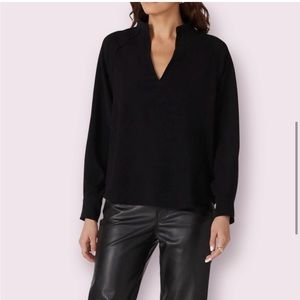 BA&SH Klose Black Blouse